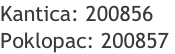 Kantica: 200856 Poklopac: 200857