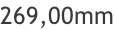 269,00mm